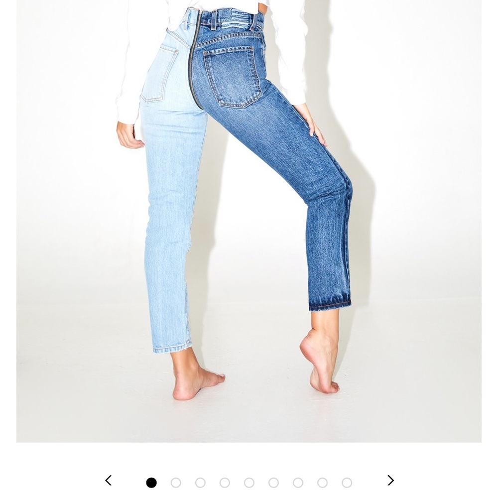 Revice two tone jeans